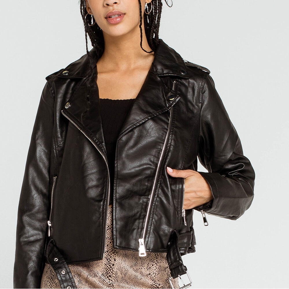 West of Melrose Womens Moto Jacket